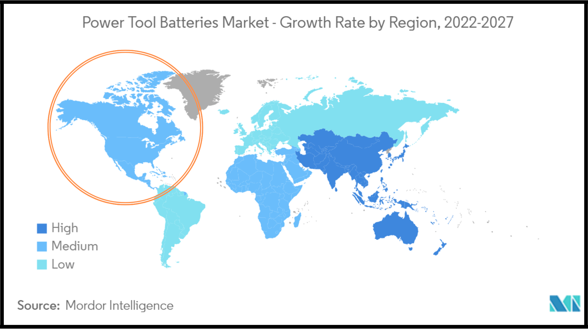 Growing Battery Market - Map